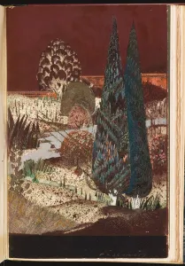 Illustration from The Song of Solomon, 1925 (colour litho) Illustration from The Song of Solomon, 1925 (colour litho)
