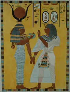 Illustration from the Tombs of the valley of the Kings of Thebes discovered by G Illustration from the Tombs of the valley of the Kings of Thebes discovered by G