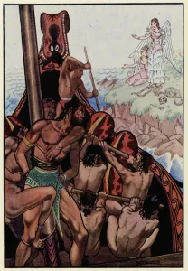 Illustration for The Wanderings of Ulysses (colour litho) Illustration for The Wanderings of Ulysses (colour litho)
