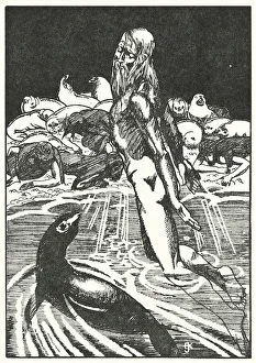 Illustration for The Wanderings of Ulysses (litho) Illustration for The Wanderings of Ulysses (litho)