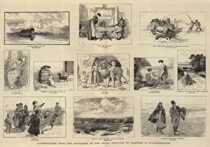 Illustrations from the Catalouge of the Royal Institute of Painters in Water-Colours (engraving) Illustrations from the Catalouge of the Royal Institute of Painters in Water-Colours (engraving)