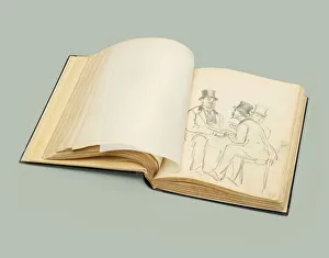 Ilya Repin's Parisian sketchbook of 120 drawings, dated 1872-1875, c Ilya Repin's Parisian sketchbook of 120 drawings, dated 1872-1875, c