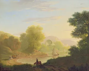 An Imaginary Coast Scene, with the Temple of Venus at Baiae, 1773 (oil on canvas) An Imaginary Coast Scene, with the Temple of Venus at Baiae, 1773 (oil on canvas)
