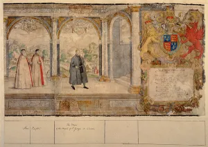 Imaginary Composite Procession of the Knights of the Garter at Windsor, engraved Imaginary Composite Procession of the Knights of the Garter at Windsor, engraved