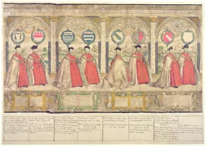 Imaginary Composite Procession of the Order of the Garter at Windsor, engraved by Imaginary Composite Procession of the Order of the Garter at Windsor, engraved by