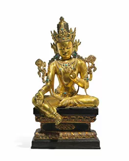 Imperial figure of Avalokiteshvara (see also 474250 to 474254) (gilt bronze)