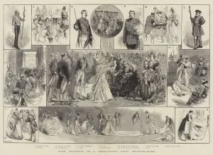 Incidents Gallery: Some Incidents of a Debutantes First Drawing-Room (engraving)