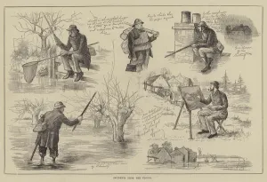 Incidents Gallery: Incidents from the Floods (engraving)