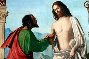 The Incredulity of Saint Thomas, 1504-05 (wood on panel) The Incredulity of Saint Thomas, 1504-05 (wood on panel)
