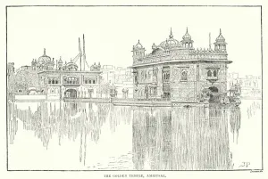 India: The Golden Temple, Amritsar (engraving) India: The Golden Temple, Amritsar (engraving)