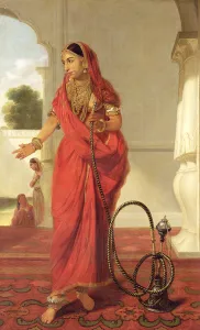 An Indian Dancing Girl with a Hookah, 1772 (oil on canvas) An Indian Dancing Girl with a Hookah, 1772 (oil on canvas)