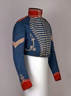 Indian NCO's short, full dress frogged jacket, 6th Bengal Light Cavalry Indian NCO's short, full dress frogged jacket, 6th Bengal Light Cavalry