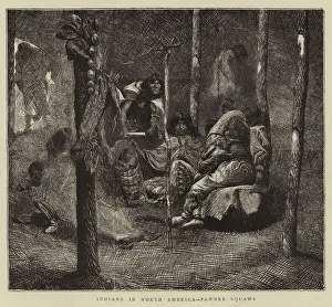 Indians in North America, Pawnee Squaws (engraving) Indians in North America, Pawnee Squaws (engraving)
