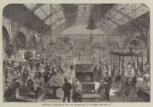 Industrial Exhibition in the New Market-Hall at Coventry (engraving) Industrial Exhibition in the New Market-Hall at Coventry (engraving)