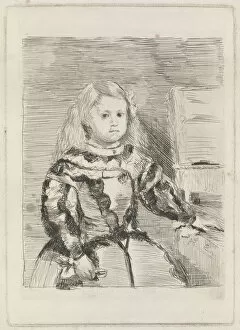 The Infanta Margarita, 1860-1 (etching and drypoint)