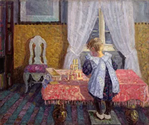 Ingrid in the living room, Skjellerud, 1908 (oil on canvas) Ingrid in the living room, Skjellerud, 1908 (oil on canvas)