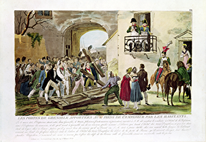 The Inhabitants Depositing the Gates of Grenoble at the Feet of the Emperor The Inhabitants Depositing the Gates of Grenoble at the Feet of the Emperor