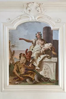 Barocco Gallery: Innocence sending away Deceit, 1734 (fresco)