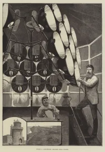 Inside a Lighthouse, Beachey Head, Sussex (engraving) Inside a Lighthouse, Beachey Head, Sussex (engraving)