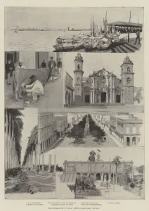 The Insurrection in Cuba, Views in and about Havana (engraving) The Insurrection in Cuba, Views in and about Havana (engraving)