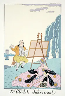 The Interesting Model, from Falbalas & Fanfreluches, Almanach des Modes Presentes, Passees et Futures The Interesting Model, from Falbalas & Fanfreluches, Almanach des Modes Presentes, Passees et Futures
