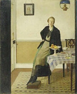 Images Dated 22nd October 2011: An Interior, 1919, 1919 (oil on canvas)