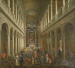 The Interior of the Jesuit Church, Antwerp (oil on canvas) The Interior of the Jesuit Church, Antwerp (oil on canvas)