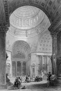 Interior of the Kazan Church, engraved by T. Higham (engraving) Interior of the Kazan Church, engraved by T. Higham (engraving)