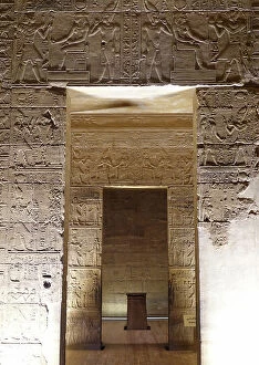 Ancient Egyptian Architecture Collection: Interior of the Philae Temple (photo)