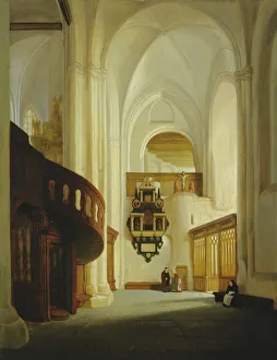 Interior of the St. Nicholas Church, 1831 (oil on canvas) Interior of the St. Nicholas Church, 1831 (oil on canvas)