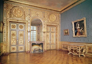Architecture - France - Photograph Gallery: Interior view of the Petit Salon, c.1660 (photo)