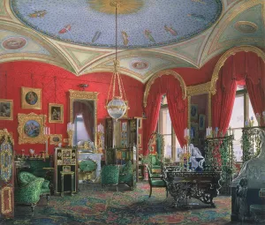 Interior of the Winter Palace (w/c on paper) Interior of the Winter Palace (w/c on paper)