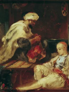 Interior of the Workshop of an Arab Tailor (oil on canvas) Interior of the Workshop of an Arab Tailor (oil on canvas)