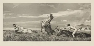 Intermezzi, Opus IV, Bl. 3: Centaur Pursued, 1881 (etching & aquatint) Intermezzi, Opus IV, Bl. 3: Centaur Pursued, 1881 (etching & aquatint)
