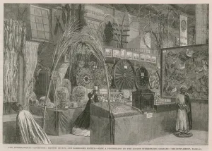The International Exhibition; British Guiana and Barbados Courts (engraving) The International Exhibition; British Guiana and Barbados Courts (engraving)