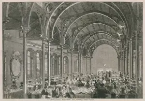 The International Exhibition; The principal dining saloon (engraving) The International Exhibition; The principal dining saloon (engraving)