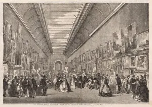 The International Exhibition; View of the English picture gallery (engraving) The International Exhibition; View of the English picture gallery (engraving)