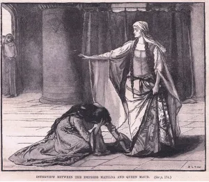 Interview between the Empress Matilda and Queen Maud AD 1141 (litho) Interview between the Empress Matilda and Queen Maud AD 1141 (litho)