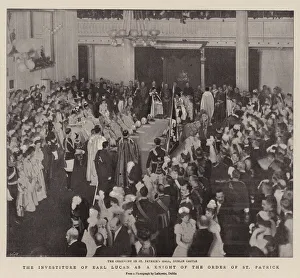 The Investiture of Earl Lucan as a Knight of the Order of St Patrick (b/w photo) The Investiture of Earl Lucan as a Knight of the Order of St Patrick (b/w photo)
