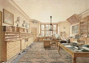 Isambard Kingdom Brunel's Office at 18 Duke Street, Westminster (pencil