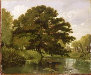 On the Isis, Waterperry, Oxfordshire, 1806 (oil on panel) On the Isis, Waterperry, Oxfordshire, 1806 (oil on panel)