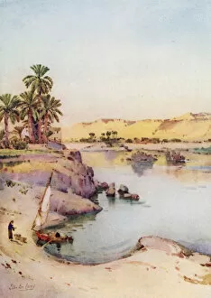 Ella Du Cane Gallery: Islands of the First Cataract (colour litho)