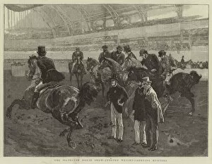 William (after) Small Gallery: The Islington Horse Show, judging Weight-Carrying Hunters (engraving)