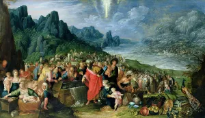 The Israelites on the Bank of the Red Sea, 1621 (oil on canvas) The Israelites on the Bank of the Red Sea, 1621 (oil on canvas)