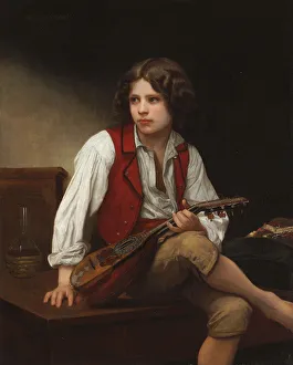 Italian with a Mandolin, 1870 (oil on canvas) Italian with a Mandolin, 1870 (oil on canvas)