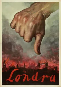 Thumb Gallery: Italian Propaganda Poster 'Londra', pub.1939-45 (colour litho)