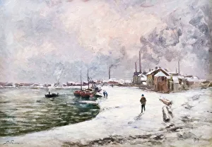 Means Of Conveyance Gallery: Ivry in the snow, 1873 (oil on canvas)