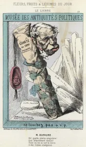 The Ivy: Cartoon on Jules Armand (Jules-Armand) Dufaure (1798-1881 The Ivy: Cartoon on Jules Armand (Jules-Armand) Dufaure (1798-1881
