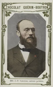 J-P Laurens, artiste peintre (coloured photo) J-P Laurens, artiste peintre (coloured photo)