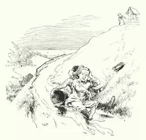 Jill Gallery: Jack and Jill went up the hill (engraving)